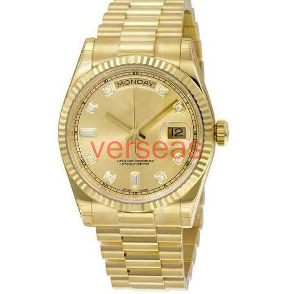 

15 colors luxury mens watches rlx automatic mechanical movement self-wind 41mm 18k watch stainless steel datejust daydate wristwatch, Slivery;brown
