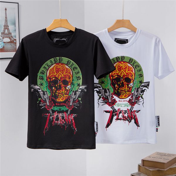 

2020 ss новое поступление одежда высшего качества мужские футболки печать тройники с коротким рукавом роскошная рубашка m-3xl роскошная руба, Black