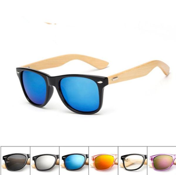 

поляризованные очки девушки дизайнерские очки мода бамбуковые ноги модные солнцезащитные очки открытый езда очки мода мальчик должен иметь l, White;black