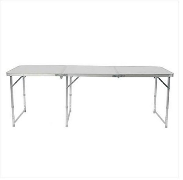 

wholesales 180 x 60 x 70cm home use aluminum alloy folding table white