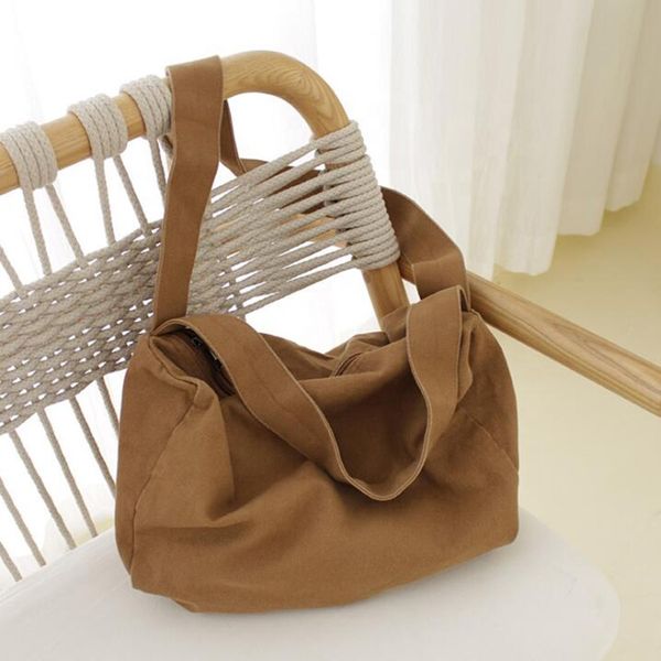 

пользовательские простой casual большой обычная цвет женщины холст crossbody сумка