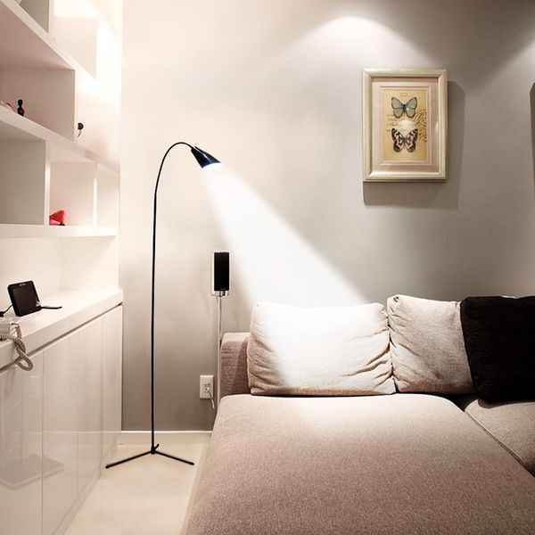 2019 Led Floor Lamp Flexible Gooseneck Standing Dimmer Usb Light