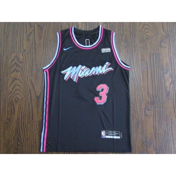 

dwyane wade #3 player black jersey, Gray