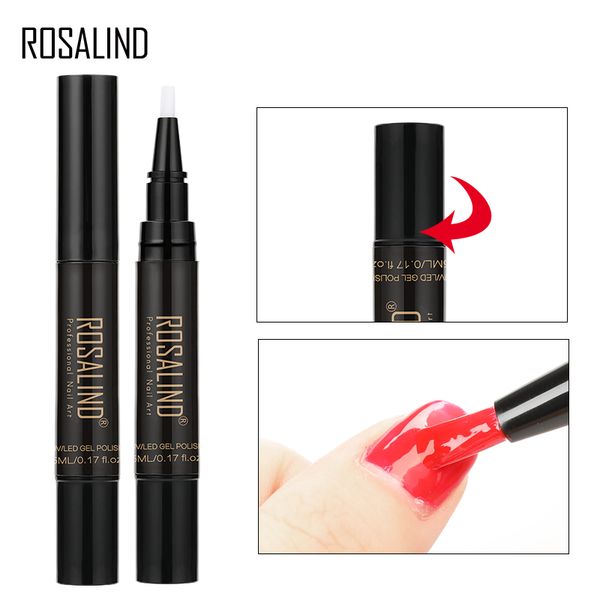 

rosalind new 5ml pure manicure pen nail nail gel 58 color