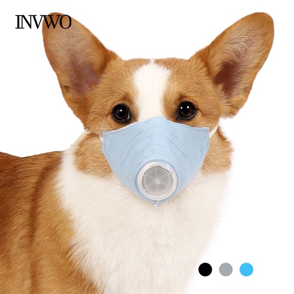

invwo pet пылезащитная маска с дыхательным клапаном для собак и кошек anti-droplet transmission anti-vehicle exhaust keep warm
