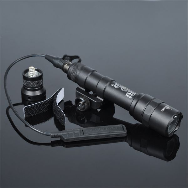 

400 lumens tactical sf m600b scout light lanterna airsoft flashlight hunting keymod picatinny rail mount gun light