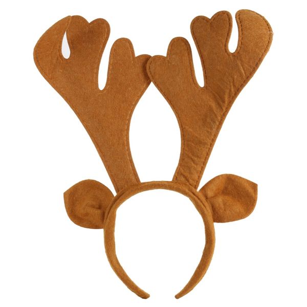 

christmas party decoration gift brown ear antlers deer horn headband headwear