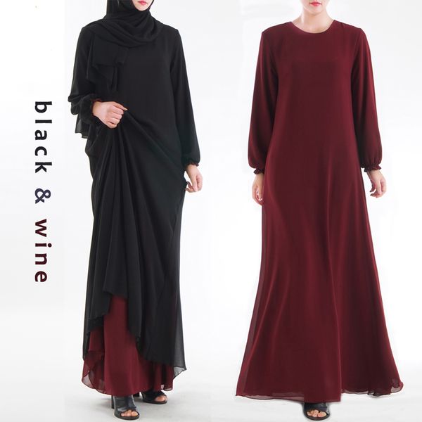 

abaya caftan dubai turkey islam muslim hijab dress kaftan abayas for women jilbab elbise ramadan robe bangladesh qatar clothing, Red