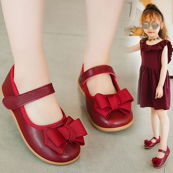 

kids baby girl princess shoes hollow butterfly-knot ballet flats shoes bowknot soft soled for birthdays party gifts