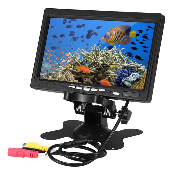 

lcd color 7 inch screen video monitor with 8gb memory card replacement screen accessory for underwater camera fishing finder