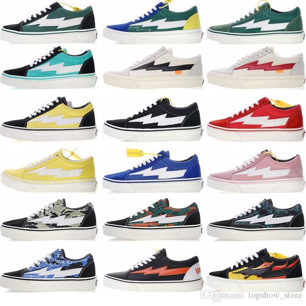 

new revenge x storm old skool skateboarding sneakers trending casual trainers for men women durable canvas sport shoes outdoor, Black