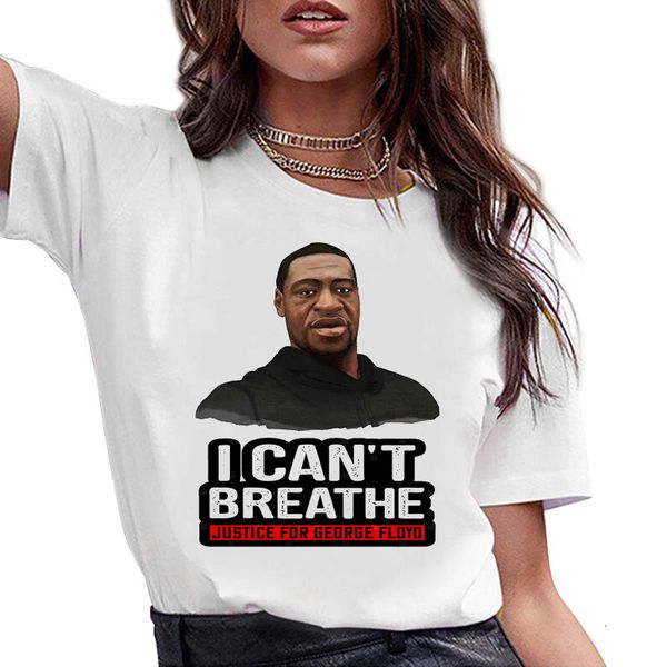 

wn242 i can't breathe i can't breathe female t-shirt short sleeve, Gray;blue