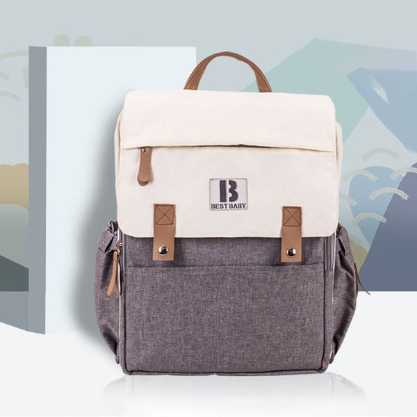 

large capacity women backpack bag outdoor travel baby nursing bag fashion patchwork maternity diaper backpack for baby mummy