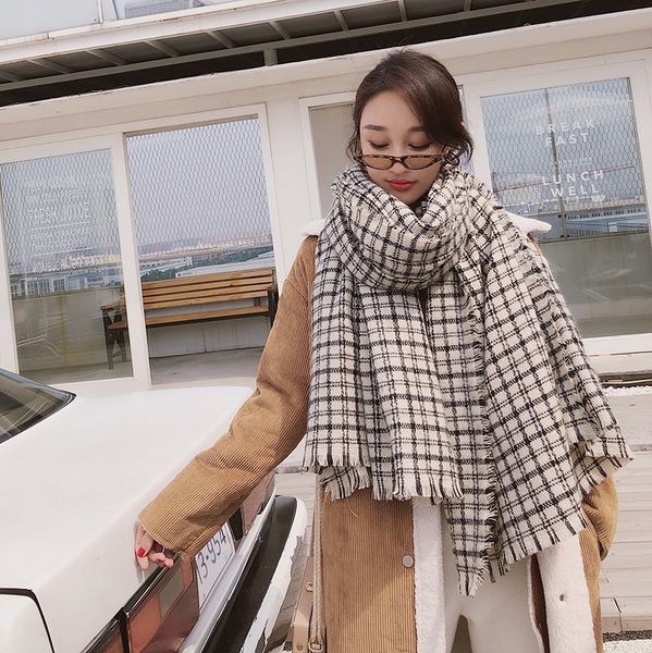 

новое прибытие мода темперамент дамы высокое качество вязать удобные теплые толстые длинные шарф женщины открытый шаль, Blue;gray