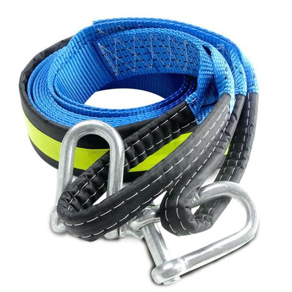 

2020 new sell 5m 8 tons winch tow cable tow strap car towing rope with hooks for heavy duty car emergency off road