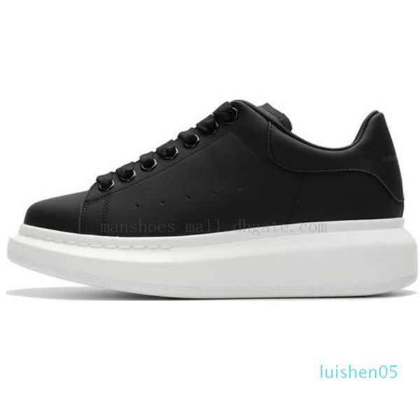 

2020 new mens womens chaussures shoe beautiful platform casual sneakers luxury designers shoes leather solid colors dress shoe as03, Black