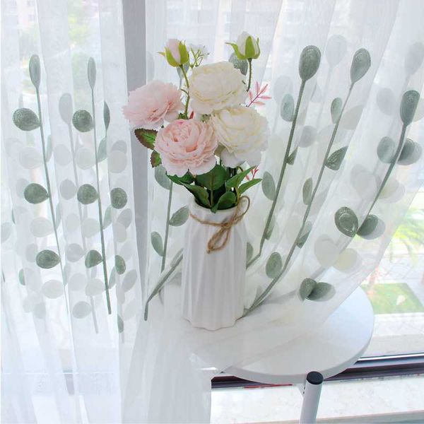 

curtain & drapes embroider window gauze wave balcony bedroom sitting room