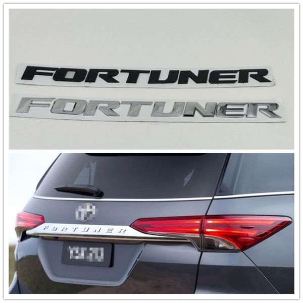 

for toyota fortuner tailgate emblem stickers rear tunk logo badge decals