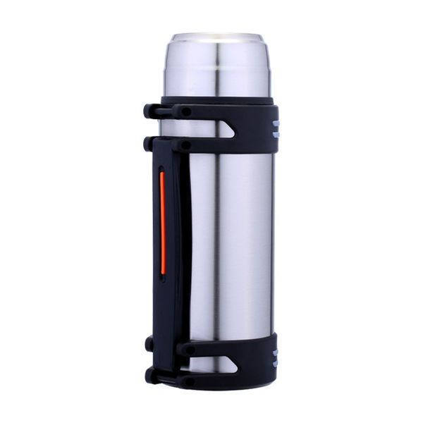 

2l large capacity thermal container stainless steel sports insulated flask camping travel mug outdoor gift portable water bottle