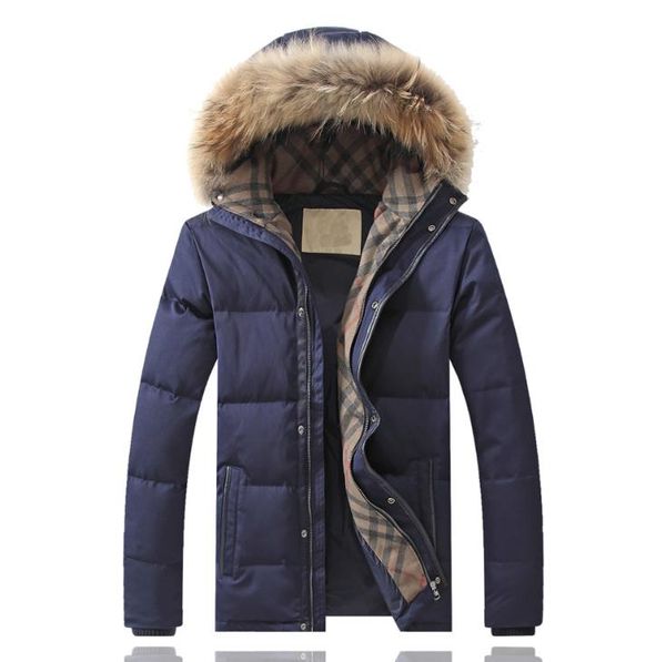 

burberri mens бизнес вниз предела куртка моды мыть размер сращивания пуховика новой езды зимой куртка mprint прибытия пара пуховых курток, Black