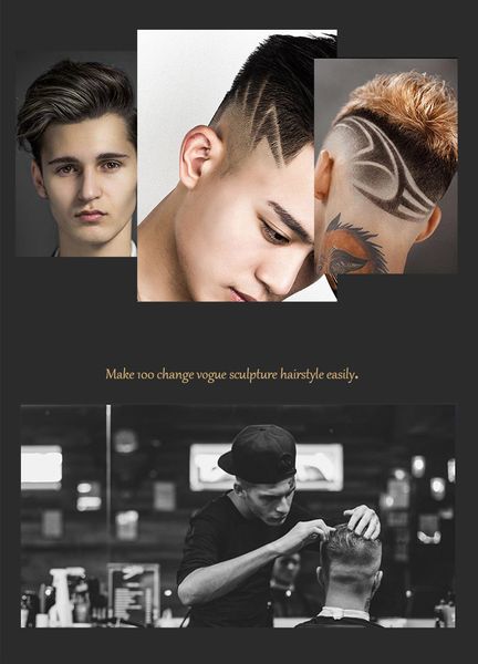 

kemei 1973 цельнометаллические профессиональная машинка для парикмахера волос trimmerrechargeable мужчин бороды электрической бритва бесшумн