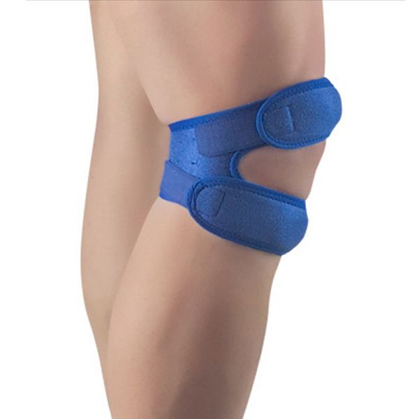 

adjustable fitness sportswear leg protector knee support pad wrap sleeve 1pc nylon breathable anti bump outdoor, Black;gray