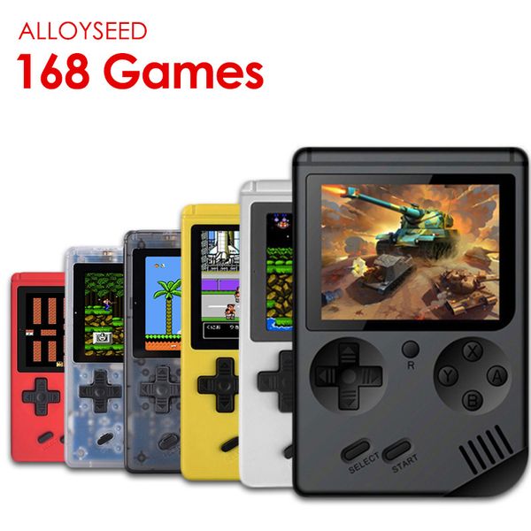 

rs-6a video game console 8 bit retro mini pocket handheld game player built-in 168 classic games gift for child player hot