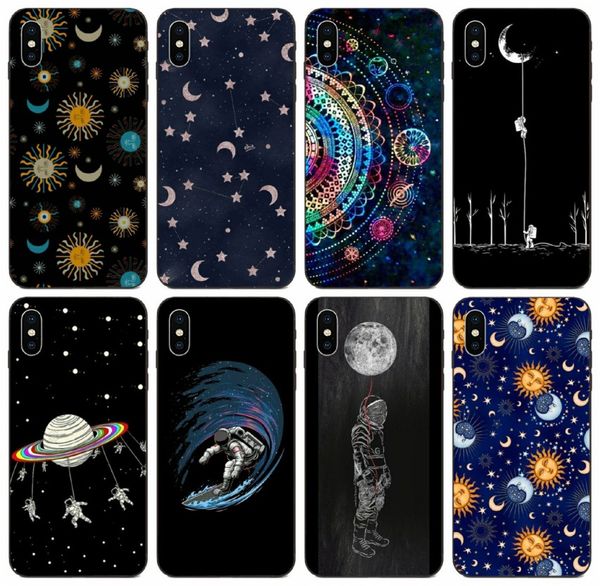 

tongtrade] space moon шаблон резиновый тпу чехол для iphone 11 pro max x xr xs 8 7 6s 5s plus samsung s7 гурт huawei gr5 sony xperia z1 cas
