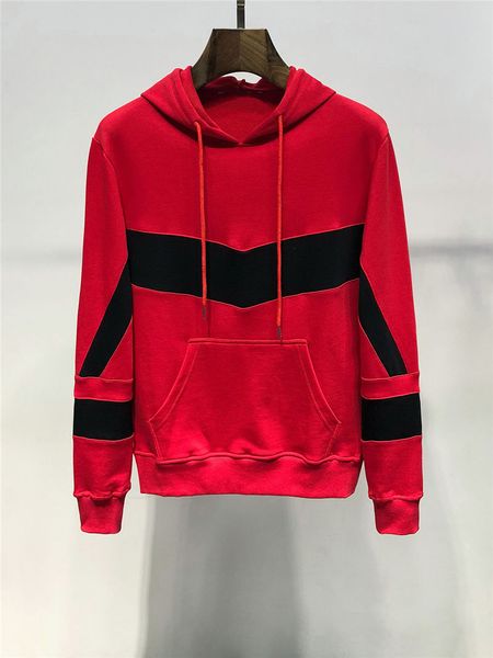 

mens designer hoodie autumn fashion style sweatershirt for men women brand hoodie luxury jumpers terry sweater striped hoodie size m-3xl, Black