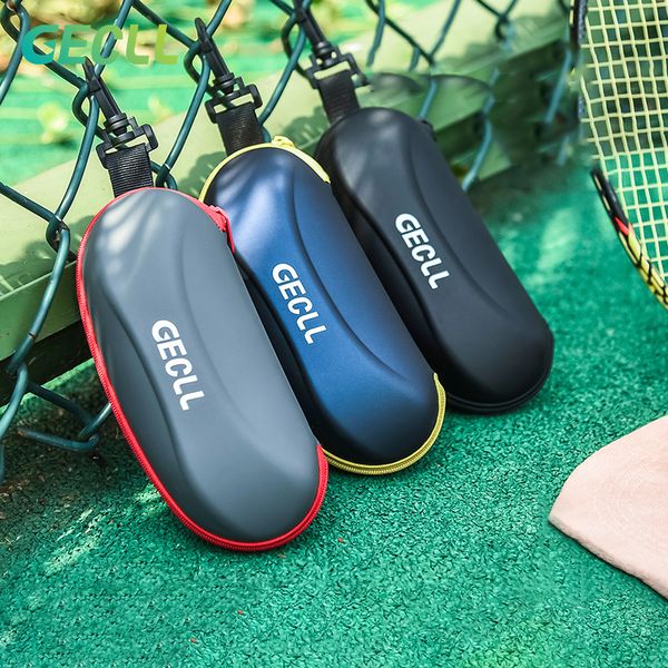 

oversized sunglasses case box sports with zipper hook outdoor portable spectacles boxes, Silver