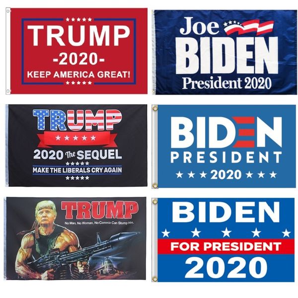 

пѬезиден а вбоѬ 2020 доналд Ѭамп и джо байден 3x5 ђов лаг баннеѬ кѬй на