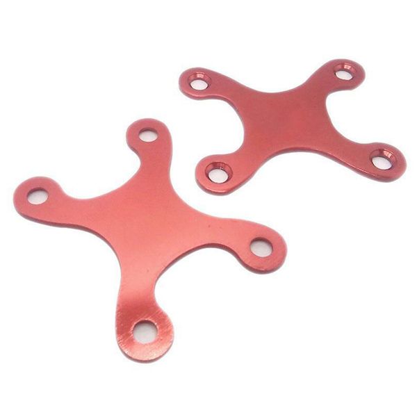 

2 pcs skateboard protective gaskets aluminum alloy anti sinking hardware deck screw pads durable longboard round edge parts pads
