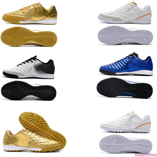 

new original mens leather soccer boots tiempo ligera iv tf ic indoor football boots turf timpo soccer cleats trainers soccer boots 39-45