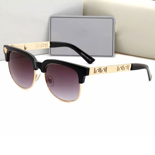 

новый популярный дизайнер солнцезащитные очки бренд очки открытый тени мода классические солнцезащитные очки для мужчин дамы роскошные солнц, White;black