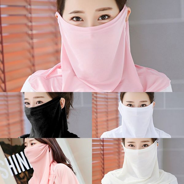 

lbhlq qingchunxu 2020 full baff scarf bandana face shield running mask balaclava face bandage hat scarf men's headband ycling masks bik, Black