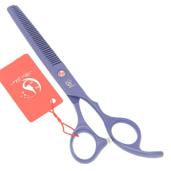 Meisha 7 Inch Barber Hair Thinning Scissors Purple Professional