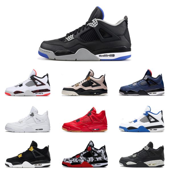 

basketball shoes 4s what the 4 white cement black cat blue purple bred cool grey singles day oreo mens trainers sports sneakers 7-13