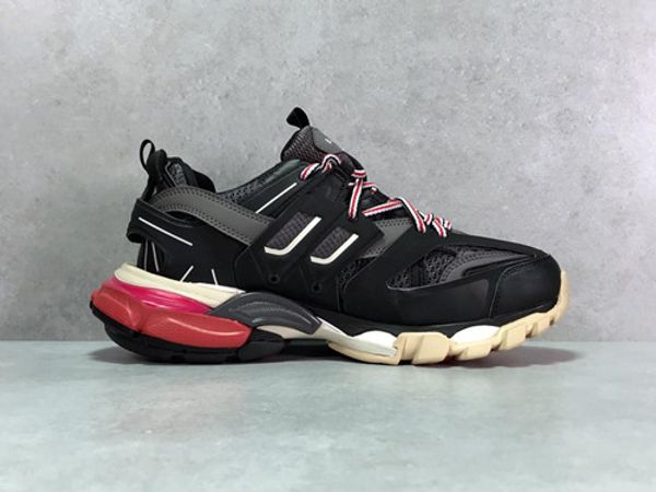 

2019 wholesale casual shoes track3.0 sneakers tess paris men gomma maille black low track 3m triple s shoes outdoor jogging designer clunky