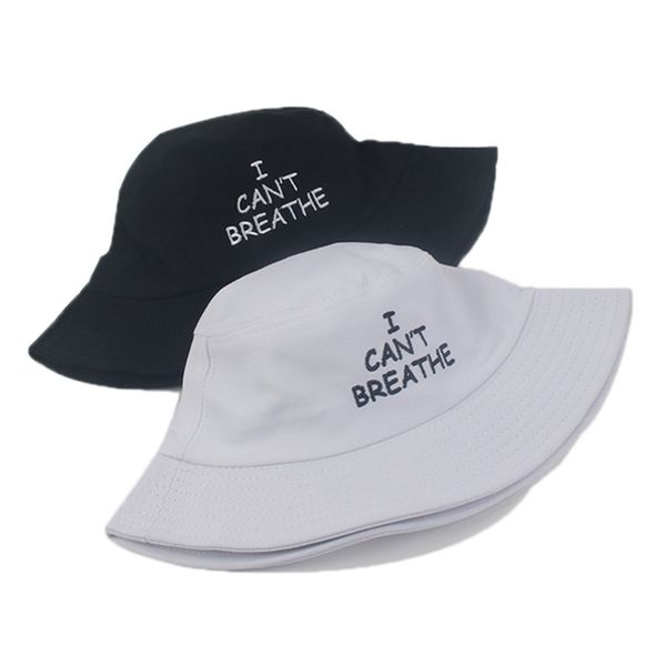 

i can't breathe bucket hat black lives matter american parade letter embroidery designer visor outdoor sport riding hha1345, Yellow