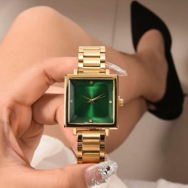 

diamond women square watch sale 32mm dial water fashion watches female ladies girls for montre resistant gift femme quartz edsv, Slivery;brown