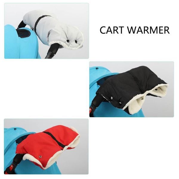 

baby stroller warmer gloves winter pram clutch cart thick fleece gloves kids baby pram stroller hand muff waterproof
