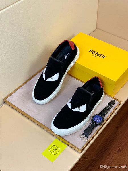 

19mm 38-45 man's casual shoe man summer style mesh flats for man loafer creepers casual high-end shoe very comfortable sho yecq5, Black