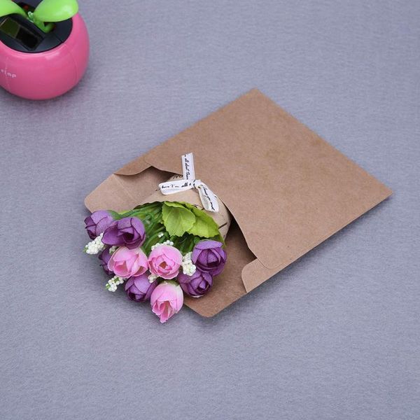 

50pcs kraft paper envelope bag cd dvd envelope sleeve packing bag 12.5x12.5cmcd paper case cover holder for event party