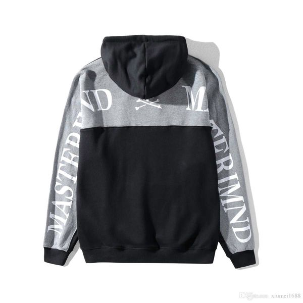 

2019ss men hoodie skull printing men women pullover hoodies hip hop clothing fashion streetwear sweatshirt black size s-xxl