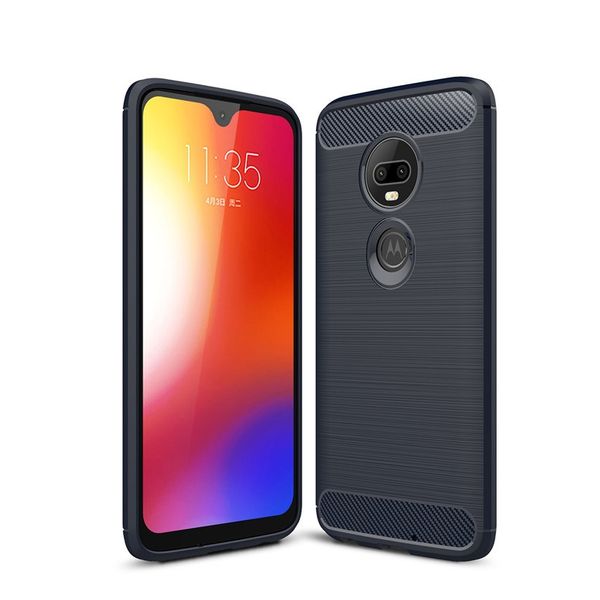 

мягкий чехол из углеродного волокна тпу для motorola moto g7 power z4 play z3 p40 e5 supra g6 plus one p30 примечание противоударная крышка