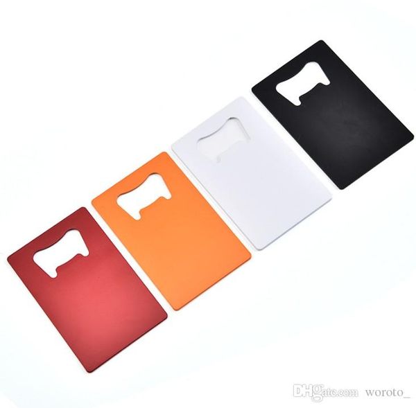 

wallet size stainless steel opener 4 colors credit card beer bottle opener business card bottle openers