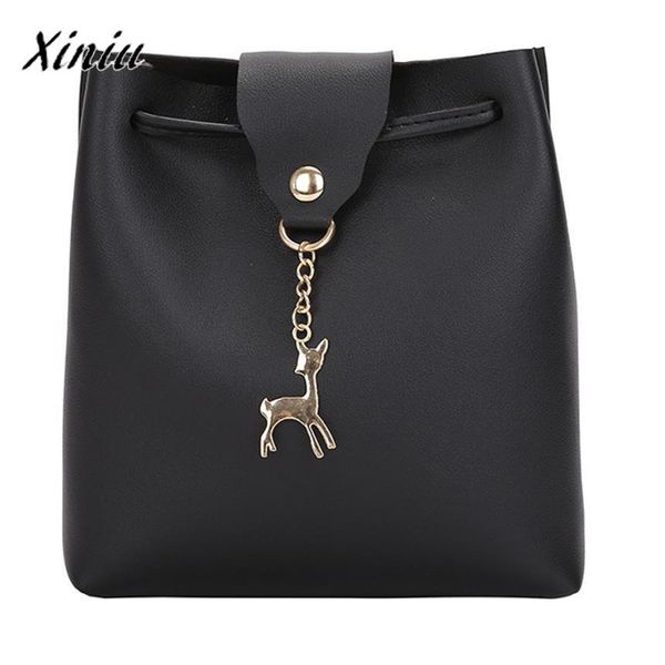 

xiniu quality women bag leather crossbody bag small deer shoulder bags purse messenger clutch for female totes flap pouch