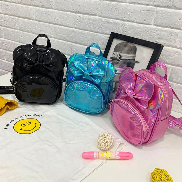 

25#children kid girls fashion solid school shoulder backpack tote bags милый рюкзак bolsa infantil menina