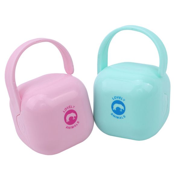 

useful pacifier storage box nipple dustproof soother container gift baby shower custom pacifier portable baby box