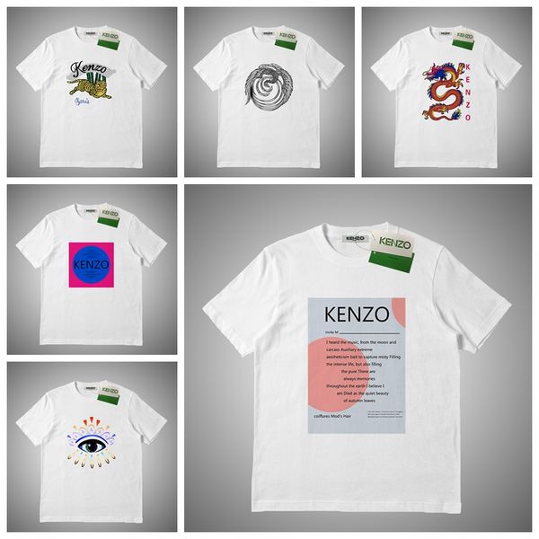 

KENZO Лето Мужская Дизайнерская футболка Мода Стиль Футболка Марка Одежда Футболки